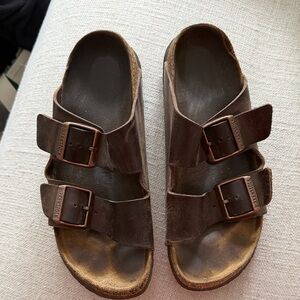 Birkenstock Arizona Dark Brown Sandals - 37